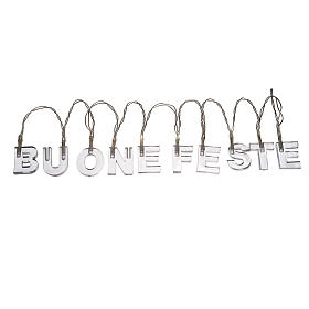 Guirlandes lumineuses de Noël: Éclairage de Noël BUONE FESTE leds blanc glace intérieur Guirlandes lumineuses de Noël: Éclairage de Noël BUONE FESTE leds blanc glace intérieur