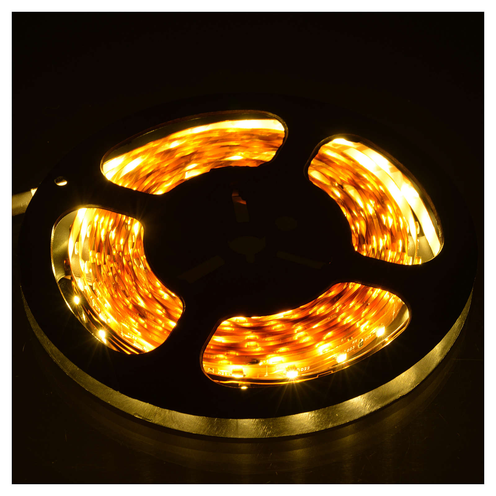 Fairy lights 5m strip with 300 warm white LED for indoor use with