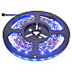 Tiras 5 m luces de Navidad 300 LED azules adhesivas y flexibles para interior s1