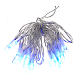 Fairy lights 20 LED blue lights, battery powered for indoor use s1
