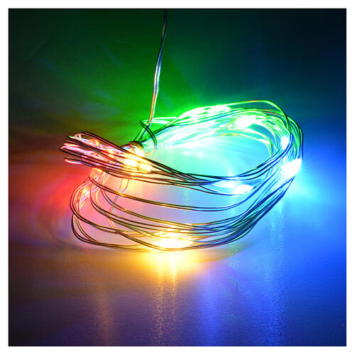 Luces de Navidad 20 LED multicolor cable de cobre para interior 2