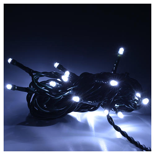 Christmas lights 20 small led ice white indoors 2