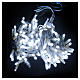 Christmas Lights, 100 ice white LED, programmable for outdoor use s2
