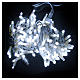 Christmas Lights, 200 ice white LED, programmable for outdoor use s2