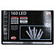 Christmas Lights, 160 cold white LED, programmable for outdoors, battery powered s4