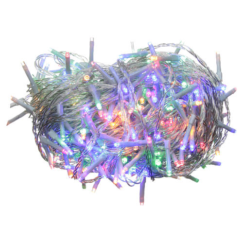 Éclairage Noël chaîne 160 LEDS multicolores EXTÉRIEUR piles programmable 1