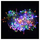 Éclairage Noël chaîne 160 LEDS multicolores EXTÉRIEUR piles programmable s2