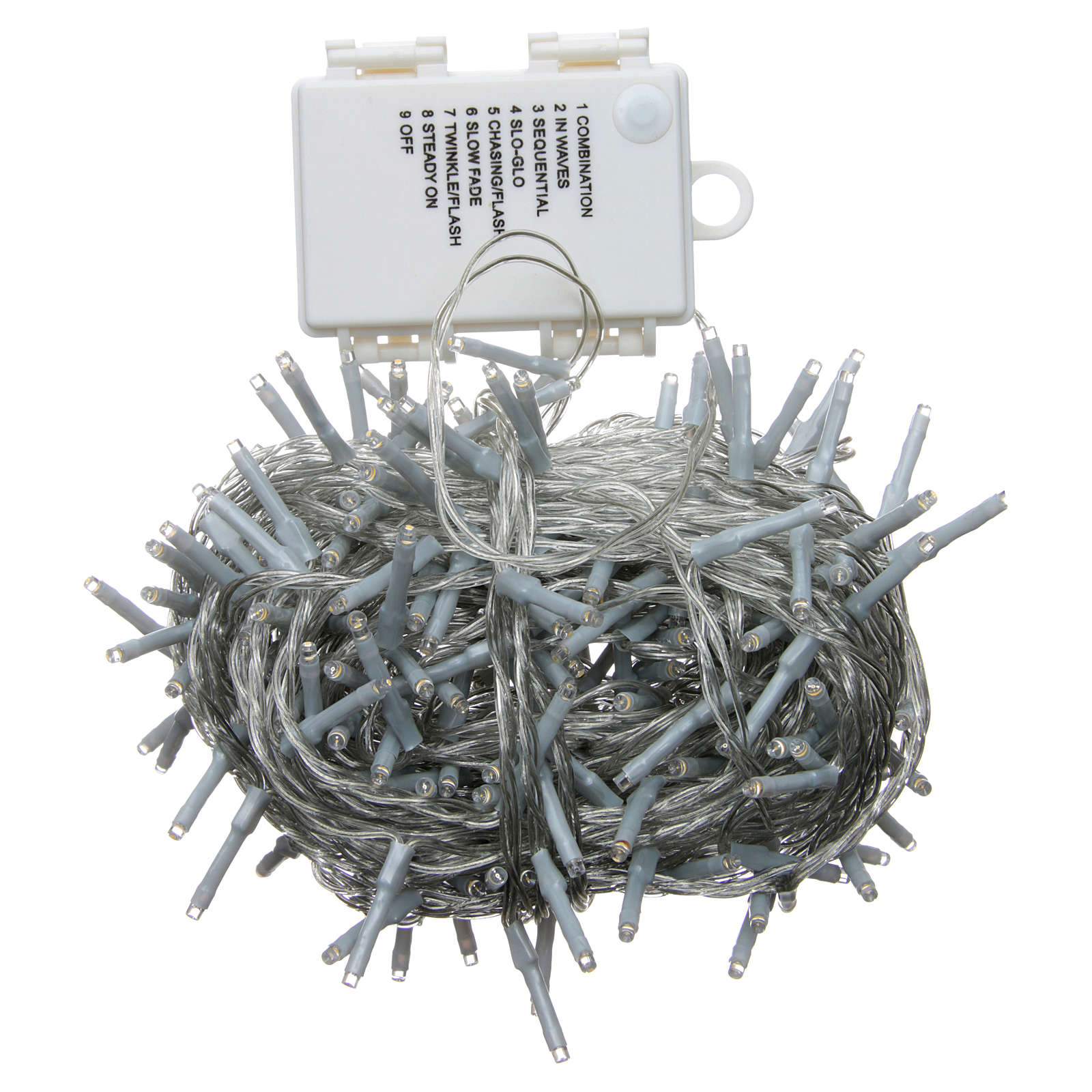 Christmas Lights, 160 warm white LED, programmable for outdoors