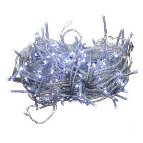 Luces de Navidad: Cadena de luces de Navidad 240 LED blanco frío programables con batería para exterior Luces de Navidad: Cadena de luces de Navidad 240 LED blanco frío programables con batería para exterior