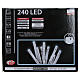 Christmas Lights, 240 multicoloured LED, programmable for outdoors, battery powered s4