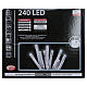 Christmas Lights, 240 blue LED, programmable for outdoors, battery powered s3
