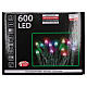 Christmas Lights, 600 multicoloured LED, programmable for outdoor use s4