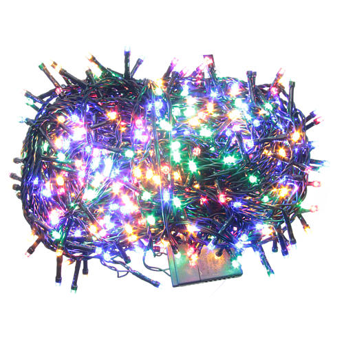 Cadena de luces de Navidad 600 LED multicolor programables para exterior 1
