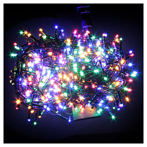 Cadena de luces de Navidad 600 LED multicolor programables para exterior 2