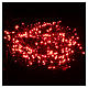 Éclairage Noël chaîne 600 LEDS rouges EXTÉRIEUR programmable s2