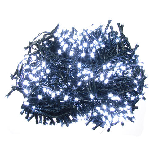 Christmas Lights, 600 ice white LED, programmable for outdoor use 1
