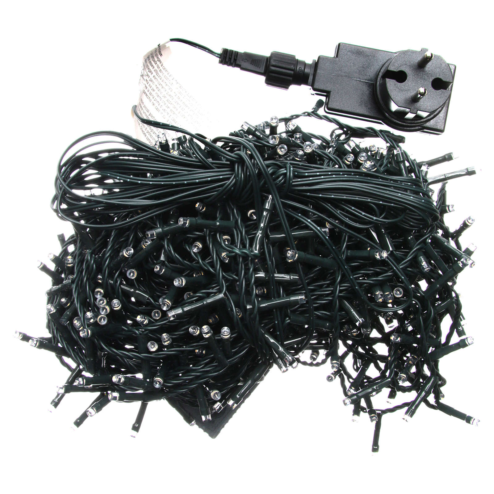 Christmas Lights, 600 warm white LED, programmable for outdoor use