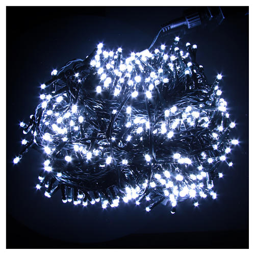 Christmas Lights, 1000 ice white LED, programmable for outdoor use 2