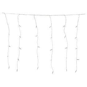 Weihnachtslichter: Lichtervorhang 120 LED, kaltweiß, geeignet für den Außenbereich, mit Netzstecker Weihnachtslichter: Lichtervorhang 120 LED, kaltweiß, geeignet für den Außenbereich, mit Netzstecker