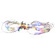 LED Christmas lights, 20 drop shaped, multicoloured and battery powered s2