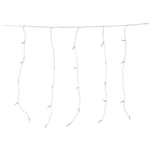 Christmas LED curtain, 160 blue lights, for outdoor use 1