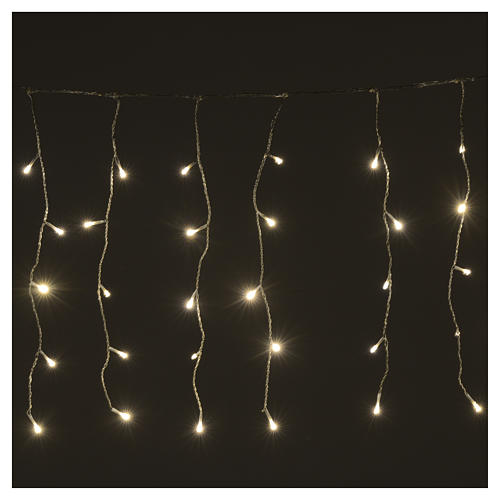 Christmas LED curtain, 160 warm white lights, for outdoor use 2
