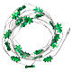 Luces de Navidad 20 LED verdes cable de cobre sin aislamiento para interior s3