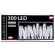 Pisca Pisca Luzes de Natal 300 lâmpadas LED Branco Frio para Exterior s5