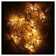 Luz de Navidad 10 estrellas LED blanco cálido s3