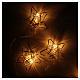Christmas fairy lights, 10 stars warm white colour for indoors s2