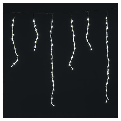 Christmas lights, LED curtain, 400 LED, cold white, for outdoor use 2