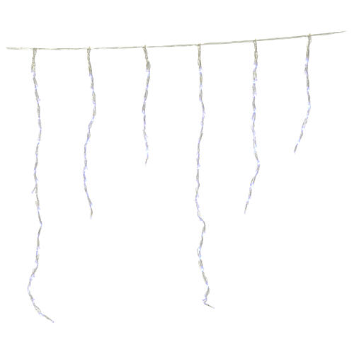 Christmas lights, LED curtain, 400 LED, blue, for outdoor use 3