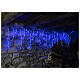 Christmas lights, LED curtain, 400 LED, blue, for outdoor use s1