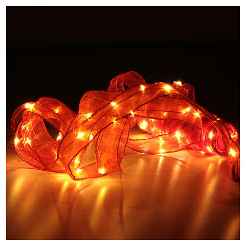 Lampki choinkowe 80 led kolor czerwony 3