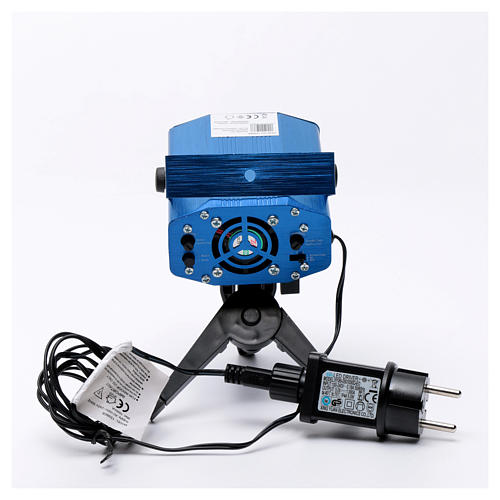 Proyector Laser Luces de Navidad color azul de temática corazones para uso interior 6