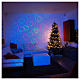Projecteur laser de Noël couleur bleu thème coeurs pour intérieur s1