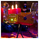 Christmas laser lights projector gold decorated with hearts for interiors s2