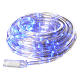 Luz navideña tubo LED azul 10 m programable exterior s1