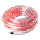 Luce natalizia tubo led rosso programmabile 10 mt esterno s1