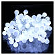 Luces esferas 100 led Blanco hielo uso interno y externo s1