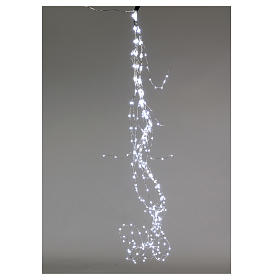 Luces de Navidad: Cascada luces 360 mini led Blanco Hielo 1,5m uso interno Luces de Navidad: Cascada luces 360 mini led Blanco Hielo 1,5m uso interno