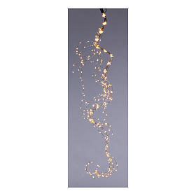 Luces de Navidad: Cascada luminosa 360 mini led Blanco Cálido1,5 m uso interno Luces de Navidad: Cascada luminosa 360 mini led Blanco Cálido1,5 m uso interno