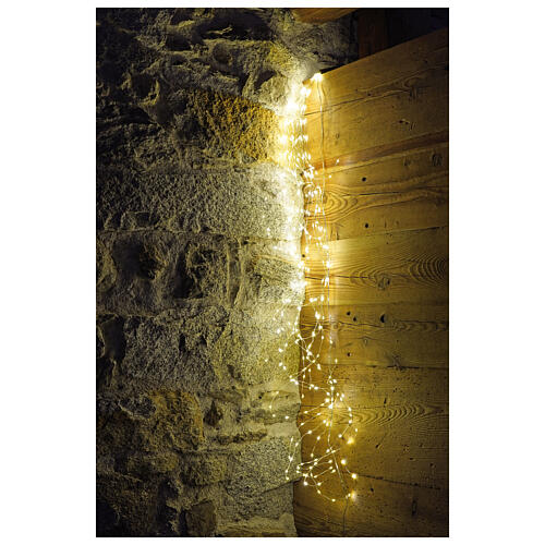 Cascade lumineuse 360 nano led blanc chaud 1,5 m intérieur 1