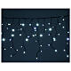 Weihnachtslichter Vorhang 180 Leds kaltweiss mit Blitz Effekt s1