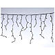 Weihnachtslichter Vorhang 180 Leds kaltweiss mit Blitz Effekt s3