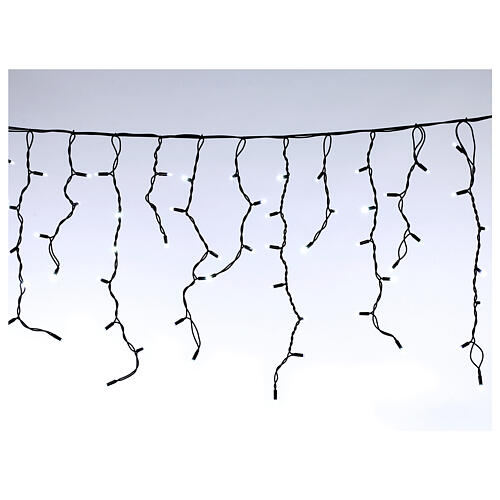 Illuminted curtain 180 ice white leds internal and external use 3