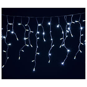 Cortina luces 180 led Blanco Hielo interior y exterior