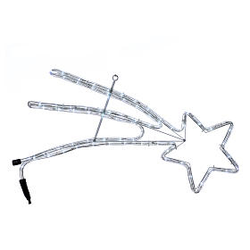 Guirlandes lumineuses de Noël: Comète 72 led intérieur extérieur blanc froid Guirlandes lumineuses de Noël: Comète 72 led intérieur extérieur blanc froid