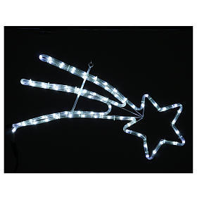 Guirlandes lumineuses de Noël: Comète 72 led intérieur extérieur blanc froid Guirlandes lumineuses de Noël: Comète 72 led intérieur extérieur blanc froid