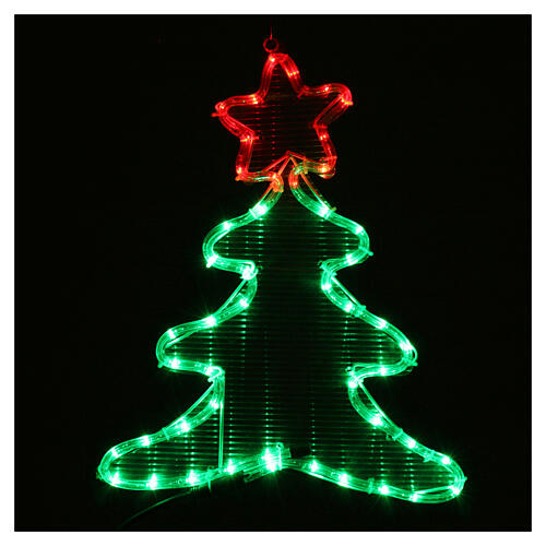 Luces de Navidad árbol 48 led para interior y exterior 1